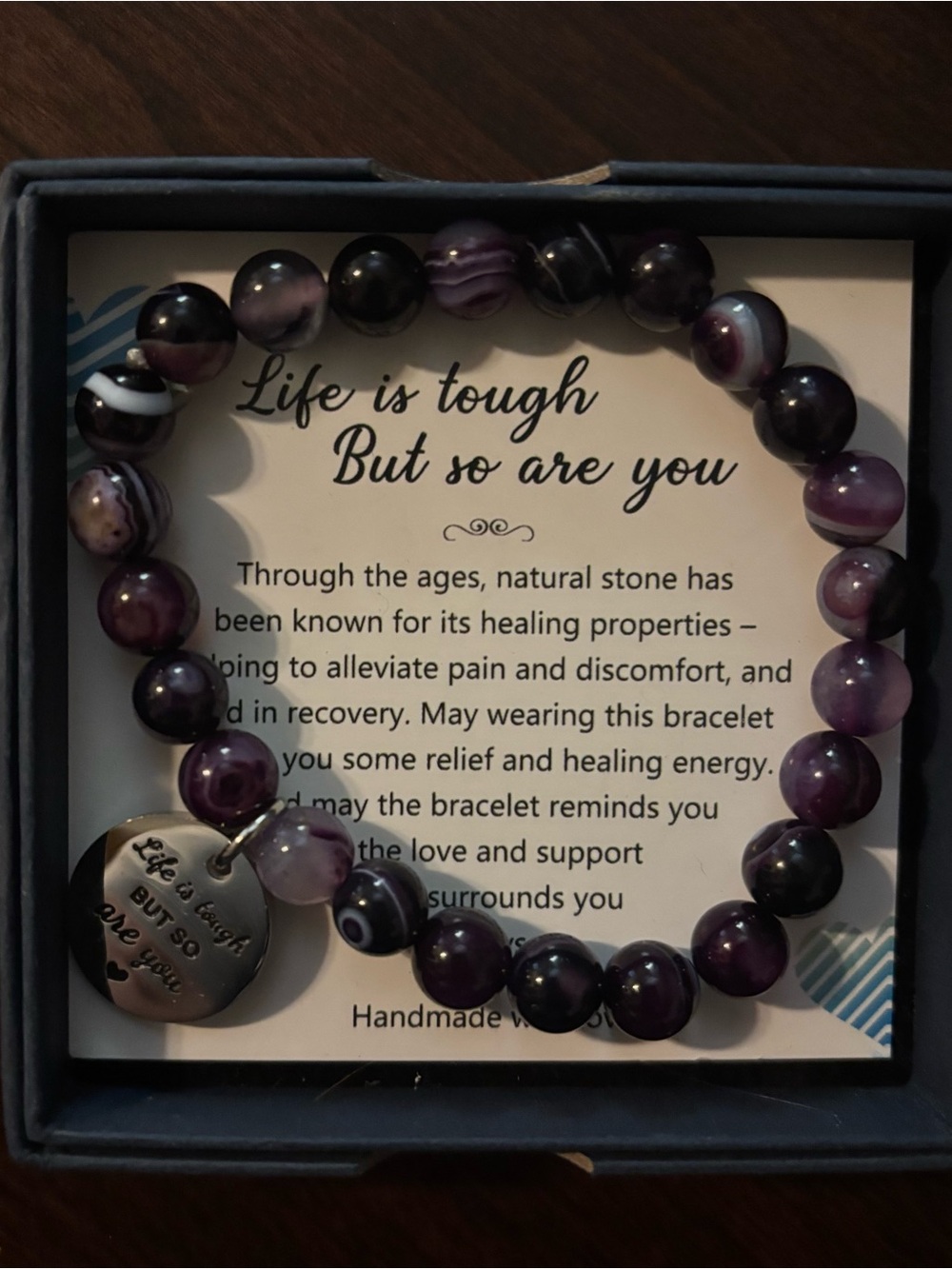 Life is Tough but so are you bracelet NIB